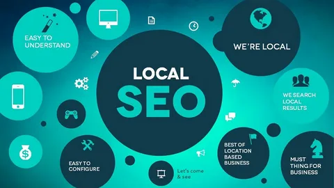 Local search SEO services improving business visibility on map